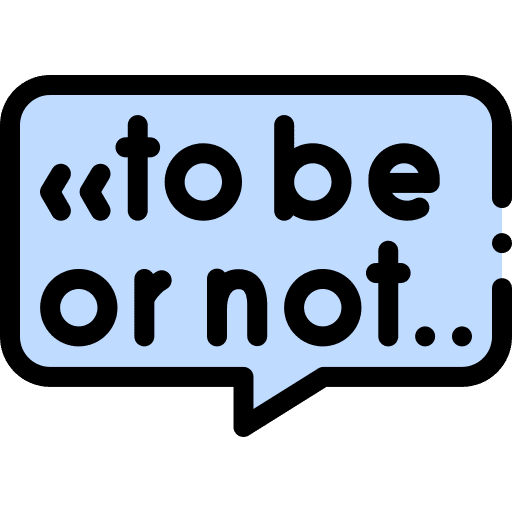 Hamlet literature tragedy dialogue icon