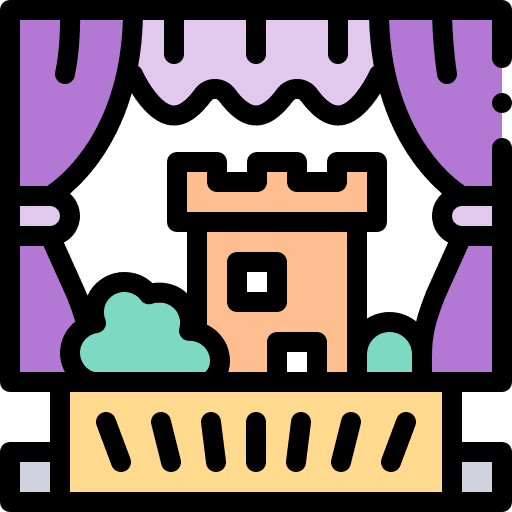 Scenery entertainment theater theatre icon Scenery entertainment theater theatre icon