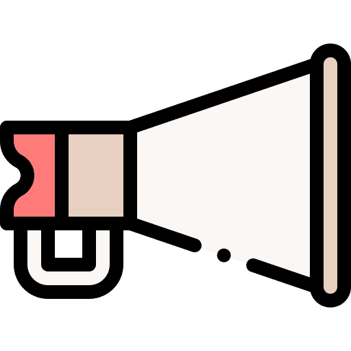 Megaphone speaker market megaphone icon Megaphone speaker market megaphone icon