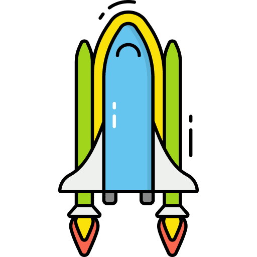 Space ship rocket launch spacecraft space ship icon Space ship rocket launch spacecraft space ship icon