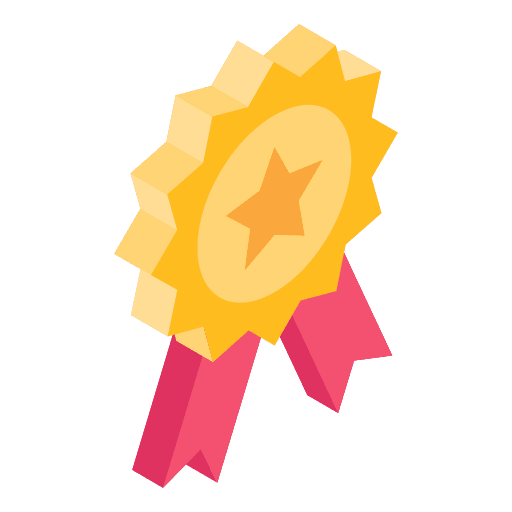 Badge winner achievement honors icon