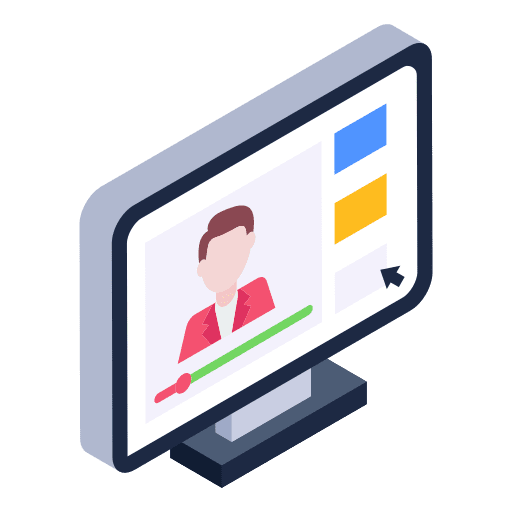 Video lesson knowledge video lesson online icon