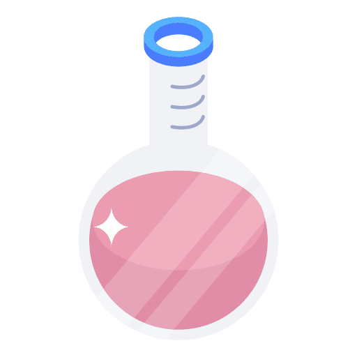 Flask lab chemistry science icon