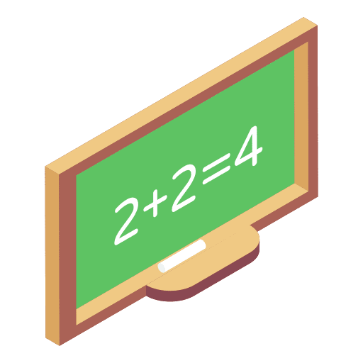 Maths learn board mathematics icon