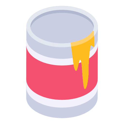 Paint color palette drawing art and design icon