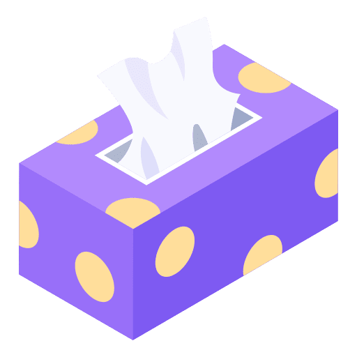 Tissue box tissue paper miscellaneous wellness icon