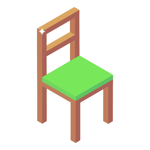 Desk chair seat furniture and household desk chair icon