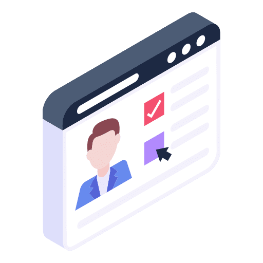 Online class teaching education class icon