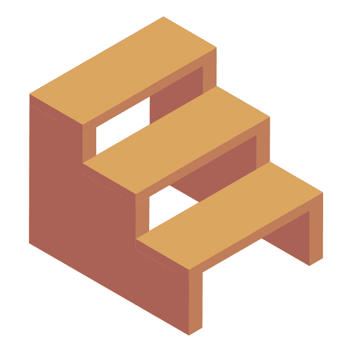 Staircase stairs furniture and household steps icon
