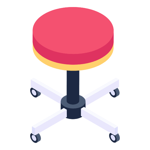 Bar stool furniture and household bar stool seat icon