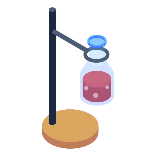 Flask chemistry chemical science icon