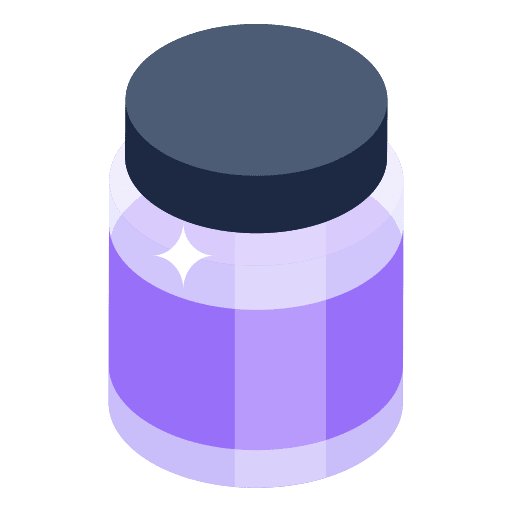 Paint palette bottle education paint palette icon