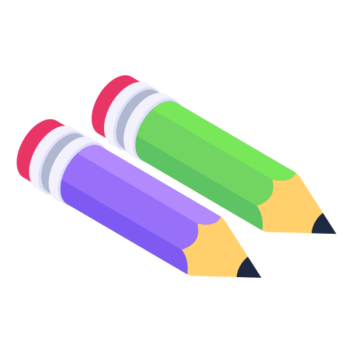 Pencil education stationery pencil icon
