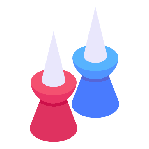 Pushpin school material user interface education icon