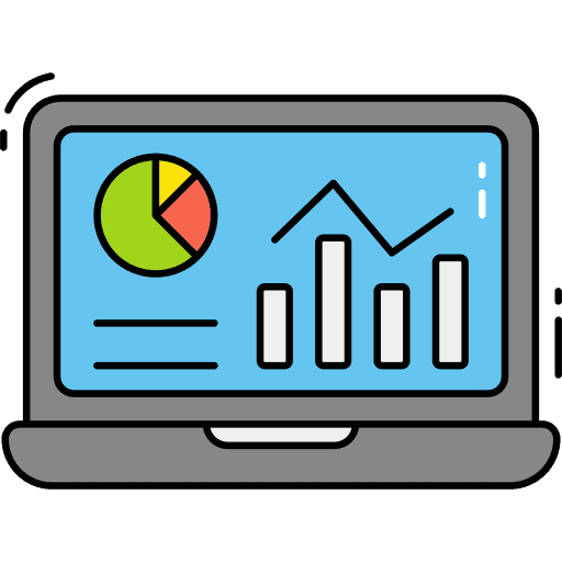Dashboard data dashboard business report icon Dashboard data dashboard business report icon