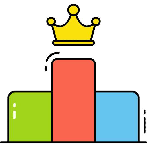 Ranking position grade podium icon Ranking position grade podium icon