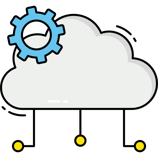 Cloud computing data storage domain seo and web icon Cloud computing data storage domain seo and web icon