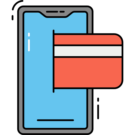 Online payment payment business and finance mobile banking icon Online payment payment business and finance mobile banking icon