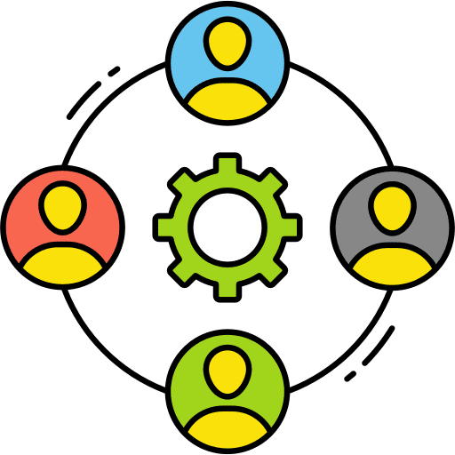 Team work human resources group seo and web icon Team work human resources group seo and web icon