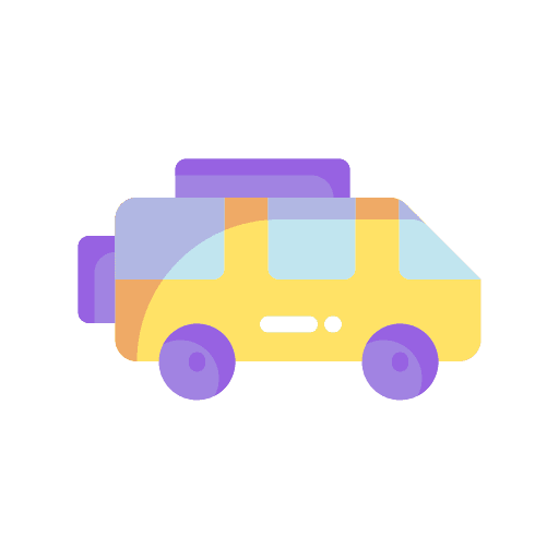 Van trip public transport transport icon Van trip public transport transport icon