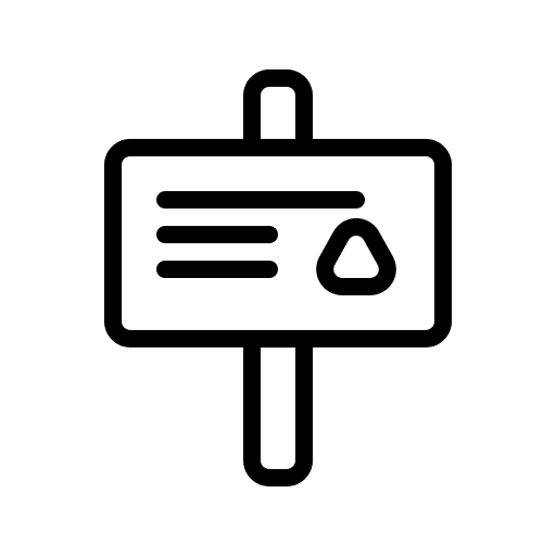 Information advertisement signaling information icon