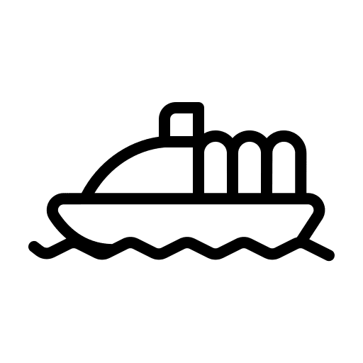 Jet ski watersport sea transportation icon