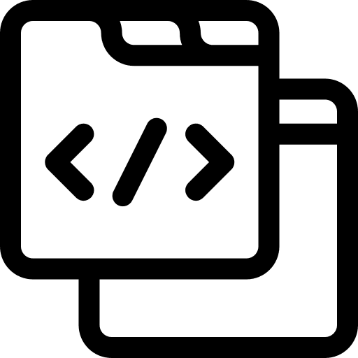 Coding computer seo and web coding icon