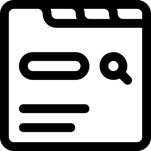Search browse internet web browser icon