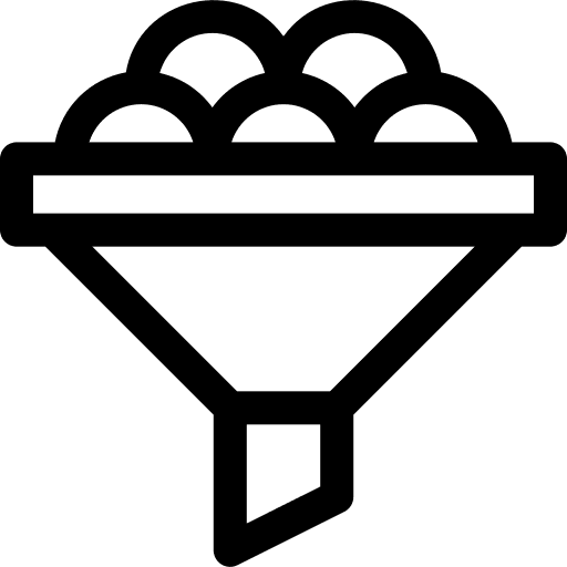 Funnel data ui web filter icon Funnel data ui web filter icon