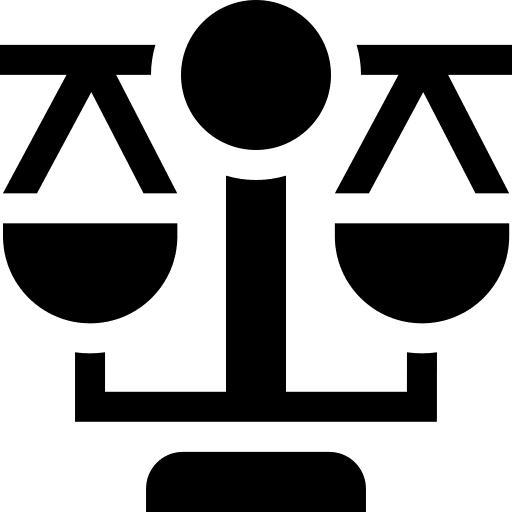 Justice balance italy law icon