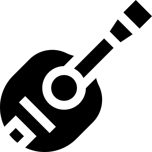 Mandolin folk musical instrument string instrument icon