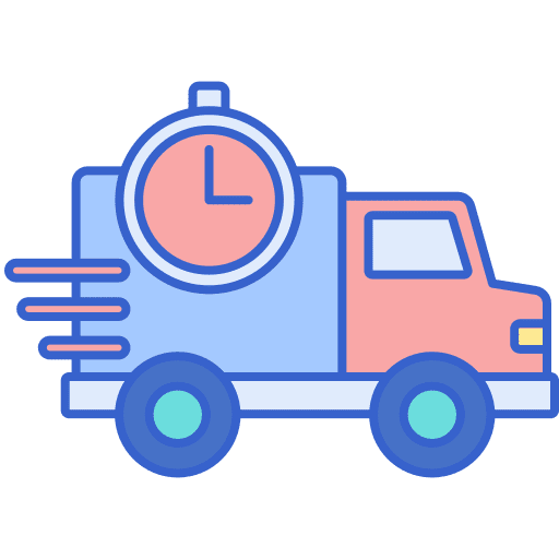 Express delivery transportation delivery truck travel icon