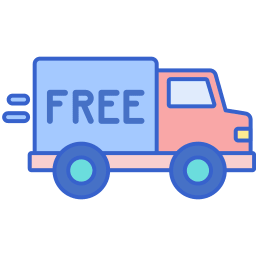 Free delivery delivery truck transportation vehicle icon