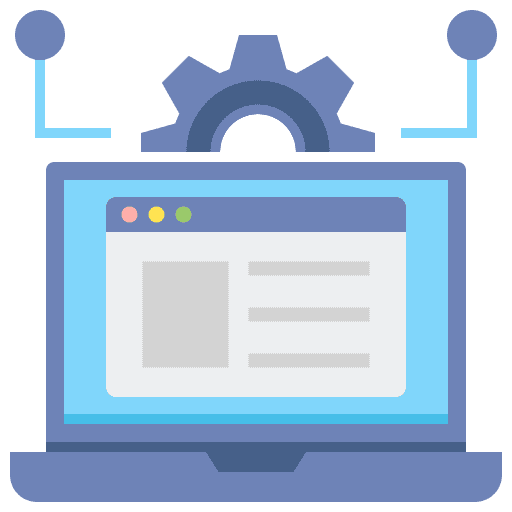 Digital platform screen digital platform browser icon