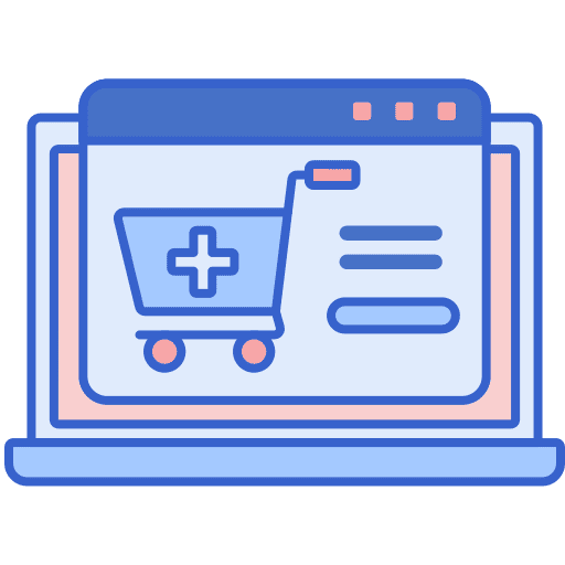 Medical pharmacy drugstore website icon