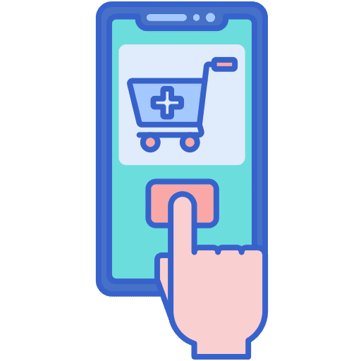Ordering ordering order online icon