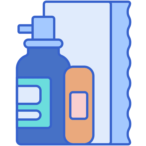 Products healthcare and medical patch products icon