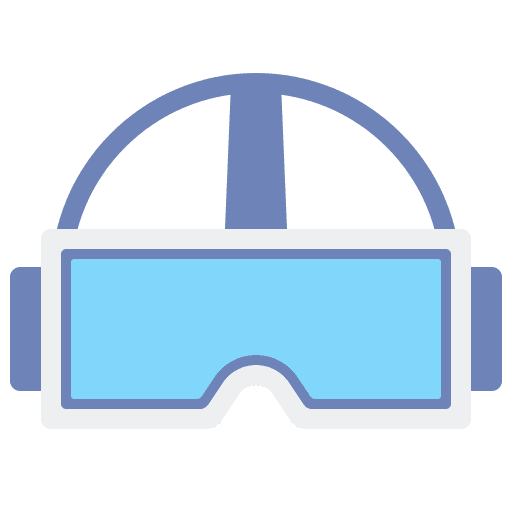 Virtual reality vr glasses augmented reality electronics icon