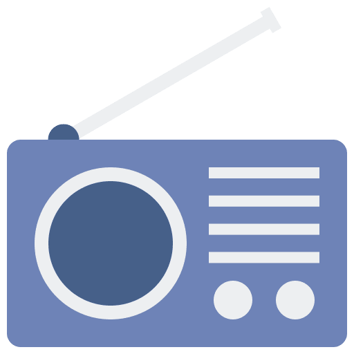 Analogue media communications traditional icon