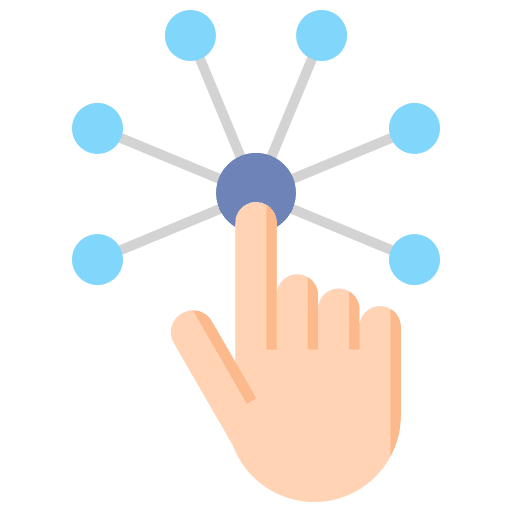 Interactivity interaction technology digital icon
