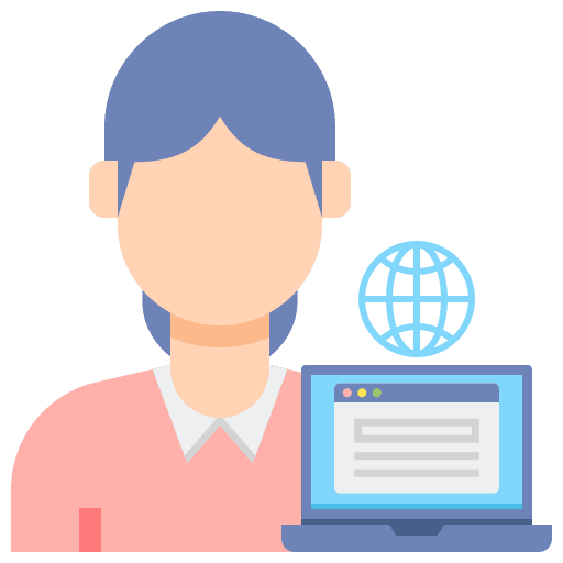 Millennial woman generation avatar icon