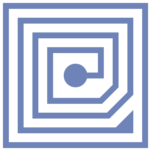 Rfid tools electronics microchip icon