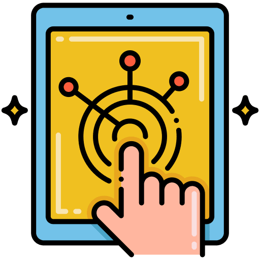 Interactivity technology interaction digital icon