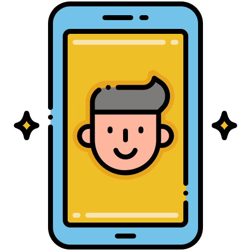 Male user man technology native icon