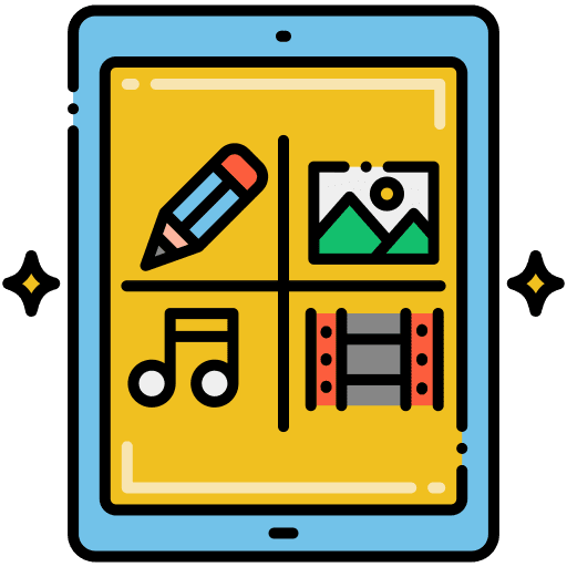 Media music and multimedia media multimedia icon