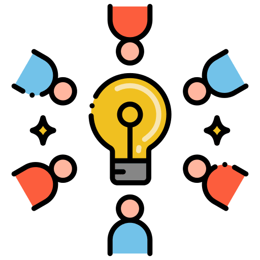 Outsourcing outsourcing user idea icon