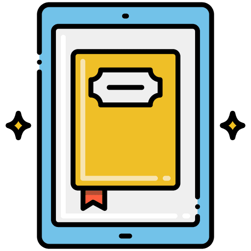 Ebook ereader ebook education icon