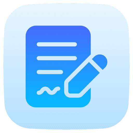 Agreement agreement document pen icon