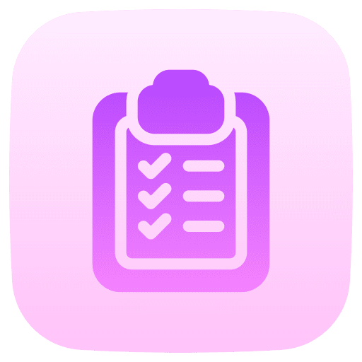 Checklist done criteria files and folders icon