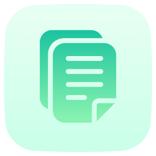Document archive paper file icon